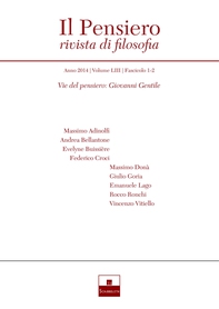 Vie del pensiero: Giovanni Gentile (2014) - Librerie.coop Vie del pensiero: Giovanni Gentile (2014) - Librerie.coop