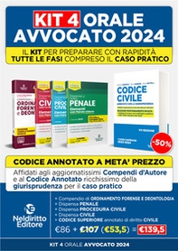 Speciale Orale Avvocato kit 3 dispense + 1 compendio + 1 codice civile (Civile, Ordinamento forense + Procedura civile + Penale) - Librerie.coop Speciale Orale Avvocato kit 3 dispense + 1 compendio + 1 codice civile (Civile, Ordinamento forense + Procedura civile + Penale) - Librerie.coop