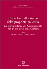 Contributi allo studio delle proprietà collettive - Librerie.coop