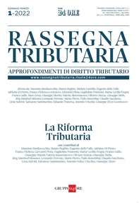 Rassegna Tributaria 1/2022. La riforma tributaria - Librerie.coop