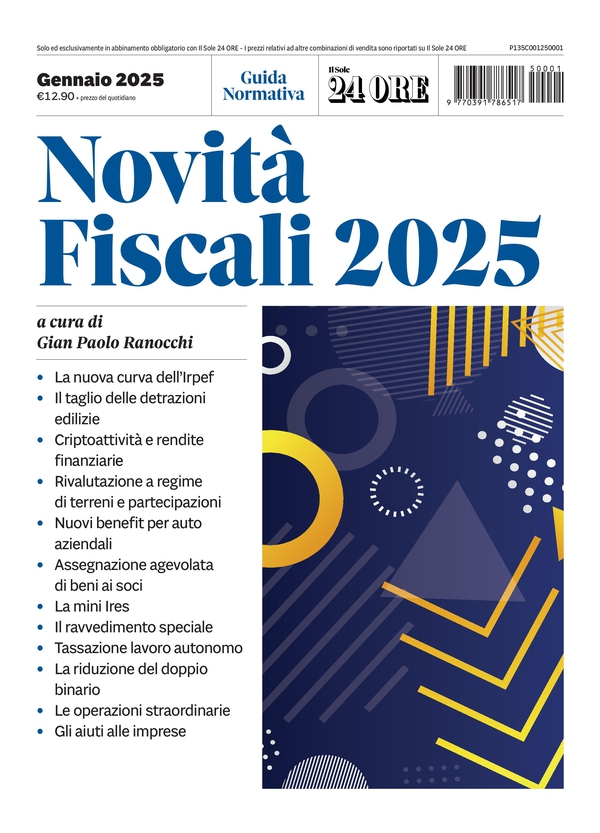 Novità Fiscali 2025 - Librerie.coop Novità Fiscali 2025 - Librerie.coop