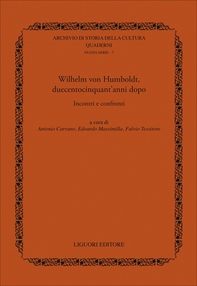 W. von Humboldt, duecentocinquant’anni dopo - Librerie.coop W. von Humboldt, duecentocinquant’anni dopo - Librerie.coop