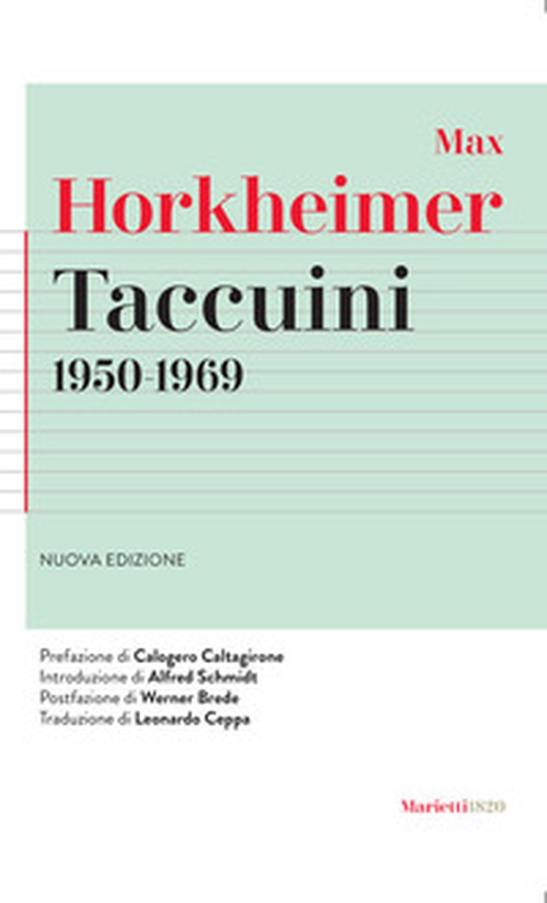 Taccuini 1950-1969 - Librerie.coop Taccuini 1950-1969 - Librerie.coop