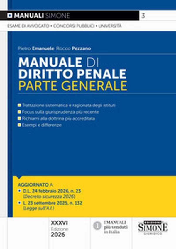Manuale di diritto penale. Parte generale - Librerie.coop
