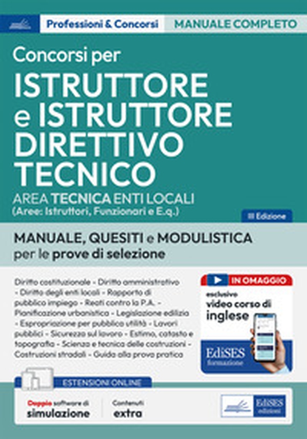 Istruttore tecnico e Istruttore direttivo tecnico negli Enti locali. Teoria e test per i concorsi per Istruttore tecnico e Istruttore direttivo tecnico negli enti locali - Librerie.coop Istruttore tecnico e Istruttore direttivo tecnico negli Enti locali. Teoria e test per i concorsi per Istruttore tecnico e Istruttore direttivo tecnico negli enti locali - Librerie.coop