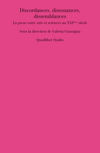 Discordances, dissonances, dissemblances - Librerie.coop