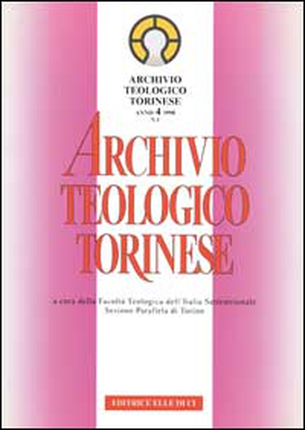 Archivio teologico torinese (1998) - Librerie.coop Archivio teologico torinese (1998) - Librerie.coop