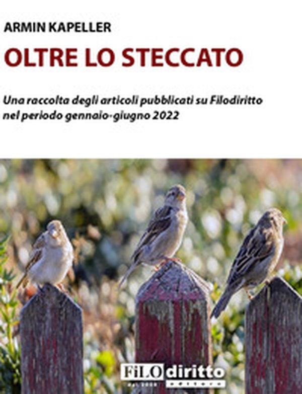 Oltre lo steccato. Una raccolta di articoli pubblicati su Filodiritto nel periodo gennaio-giugno 2022 - Librerie.coop Oltre lo steccato. Una raccolta di articoli pubblicati su Filodiritto nel periodo gennaio-giugno 2022 - Librerie.coop