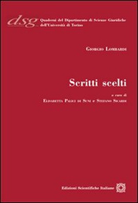 Giorgio Lombardi. Scritti scelti - Librerie.coop