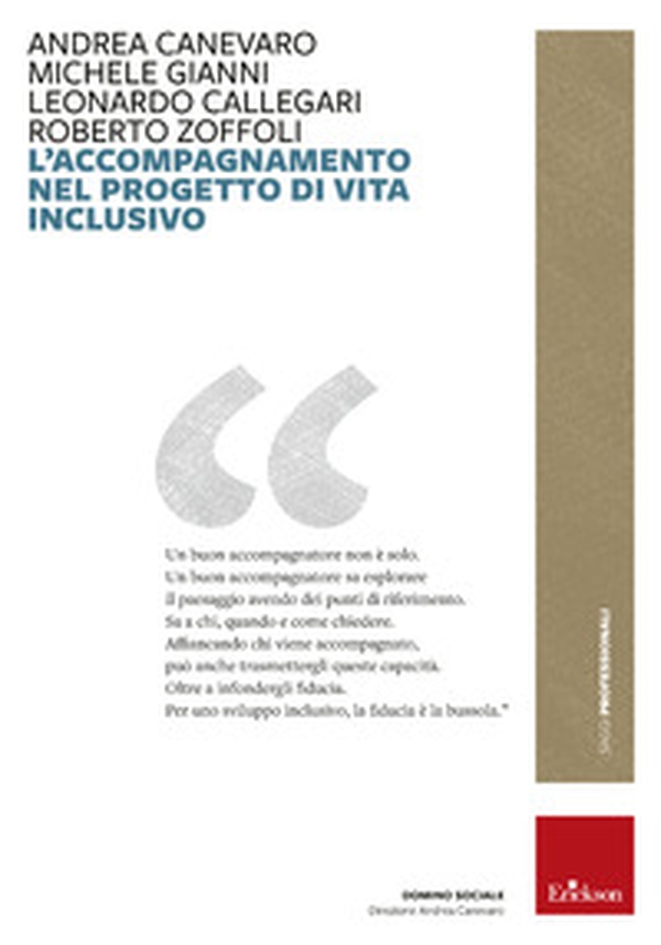 L'accompagnamento nel progetto di vita inclusivo - Librerie.coop L'accompagnamento nel progetto di vita inclusivo - Librerie.coop