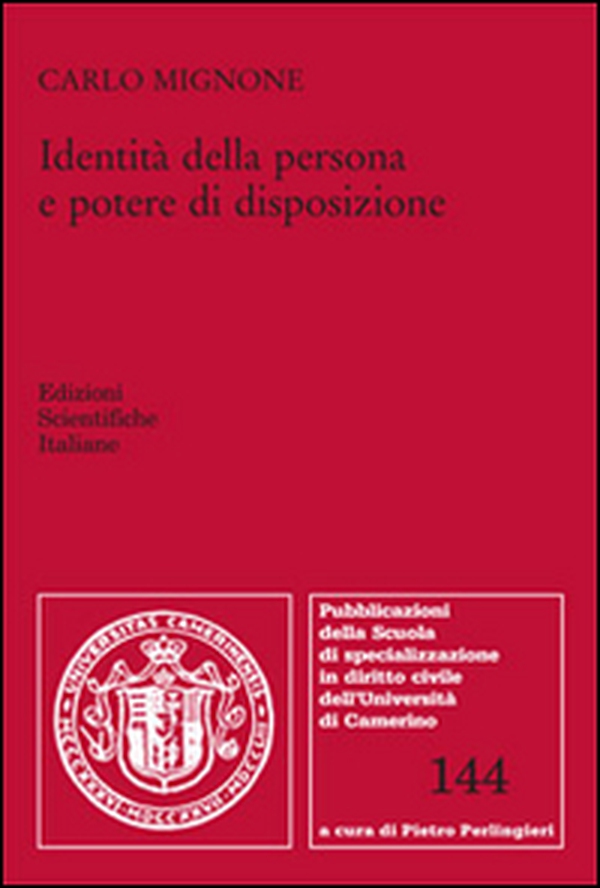 Identità della persona e potere di sisposizione - Librerie.coop Identità della persona e potere di sisposizione - Librerie.coop