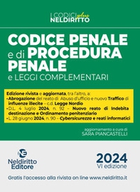 Codice penale e di procedura penale e leggi complementari 2024. Aggiornato alla Legge Nordio - Librerie.coop Codice penale e di procedura penale e leggi complementari 2024. Aggiornato alla Legge Nordio - Librerie.coop