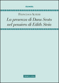 La presenza di Duns Scoto nel pensiero di Edith Stein. La questione dell'individualità - Librerie.coop