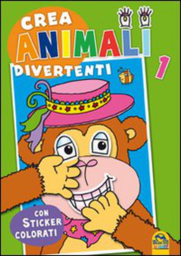 Crea animali divertenti. Con adesivi - Vol. 1 - Librerie.coop Crea animali divertenti. Con adesivi - Vol. 1 - Librerie.coop