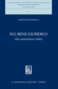 Sul bene giuridico - Librerie.coop Sul bene giuridico - Librerie.coop