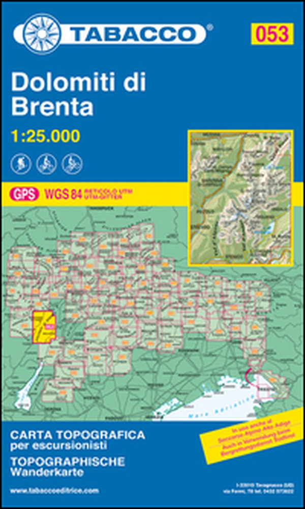 Dolomiti di Brenta 1:25.000 - Librerie.coop Dolomiti di Brenta 1:25.000 - Librerie.coop
