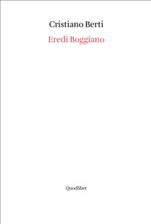 Eredi Boggiano - Librerie.coop Eredi Boggiano - Librerie.coop