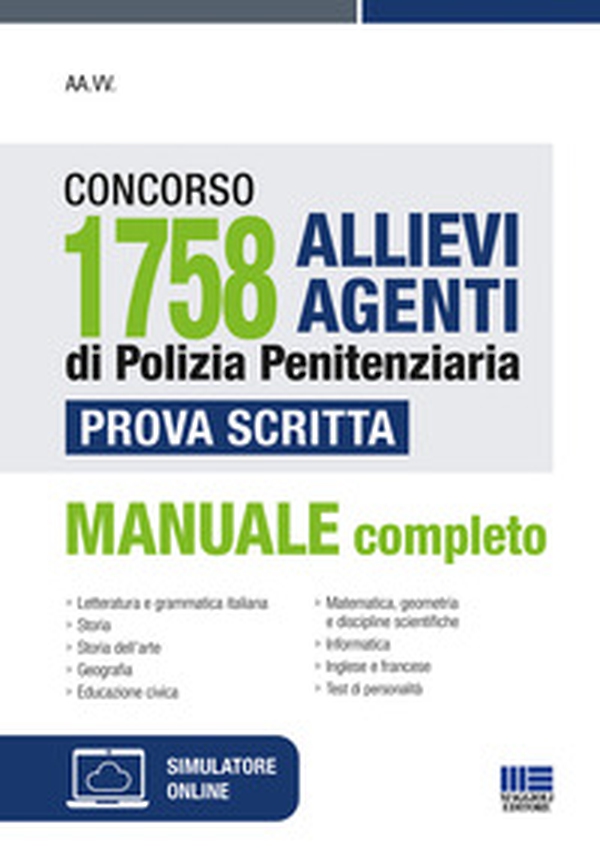 Concorso 1758 allievi agenti di polizia penitenziaria. Prova scritta - Librerie.coop Concorso 1758 allievi agenti di polizia penitenziaria. Prova scritta - Librerie.coop