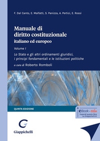 Manuale di diritto costituzionale italiano ed europeo - Vol. 1 - Librerie.coop
