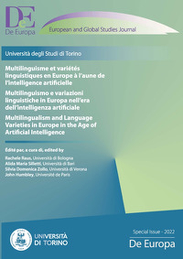 Multilinguismo e variazioni linguistiche in Europa nell'era dell'intelligenza artificiale. Ediz. italiana, francese e inglese - Librerie.coop Multilinguismo e variazioni linguistiche in Europa nell'era dell'intelligenza artificiale. Ediz. italiana, francese e inglese - Librerie.coop