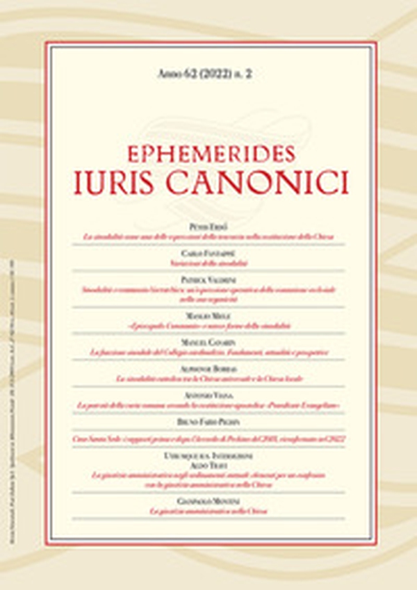 Ephemerides Iuris canonici - Vol. 2 - Librerie.coop Ephemerides Iuris canonici - Vol. 2 - Librerie.coop
