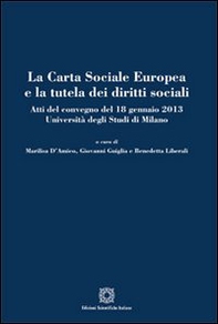 La carta sociale europea e la tutela dei diritti sociali - Librerie.coop