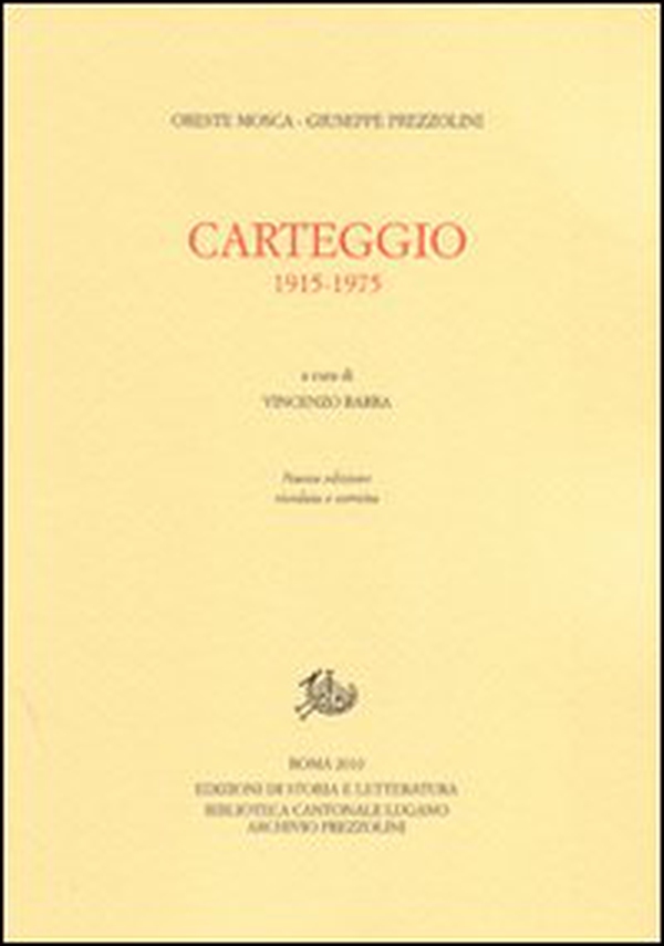 Carteggio 1915-1975 - Librerie.coop Carteggio 1915-1975 - Librerie.coop