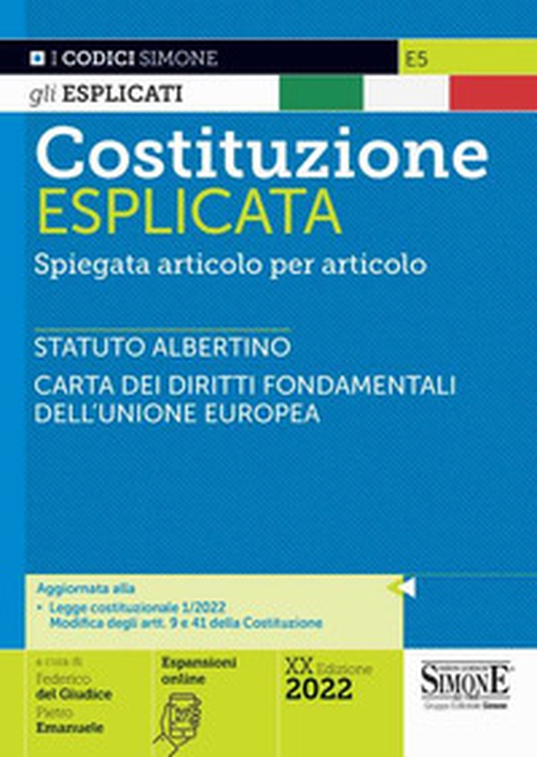 Costituzione esplicata. Spiegata articolo per articolo - Librerie.coop Costituzione esplicata. Spiegata articolo per articolo - Librerie.coop