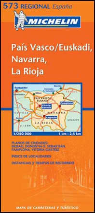 Pais Vascos, Navarra, La Roja 1:250.000 - Librerie.coop