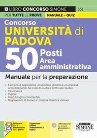 Concorso Università di Padova 50 posti area amministrativa - Librerie.coop