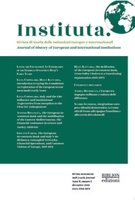 Instituta. Rivista di Storia delle istituzioni europee e internazionali - Vol. 2 - Librerie.coop