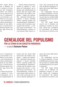 Genealogie del populismo - Librerie.coop