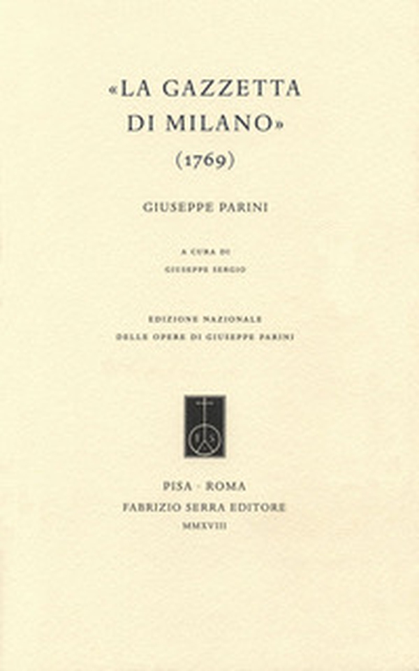 «La Gazzetta di Milano» (1769) - Librerie.coop «La Gazzetta di Milano» (1769) - Librerie.coop