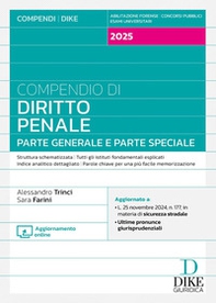 Compendio di diritto penale. Parte generale e parte speciale 2025 - Librerie.coop