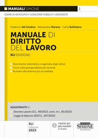 Manuale di biritto del lavoro - Librerie.coop Manuale di biritto del lavoro - Librerie.coop