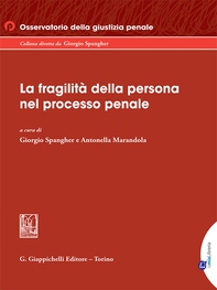 La fragilità della persona nel processo penale - e-Book - Librerie.coop