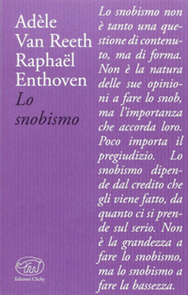 Lo snobismo - Librerie.coop Lo snobismo - Librerie.coop