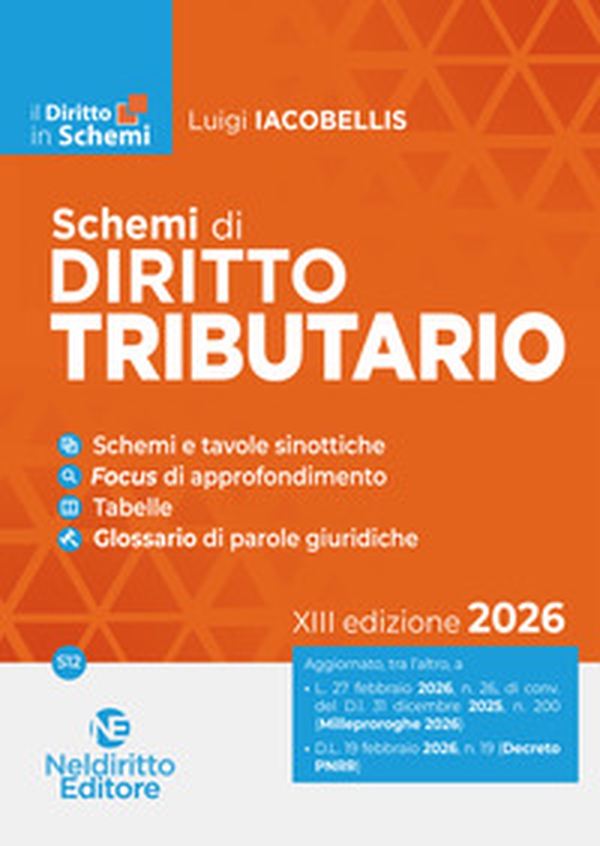 Schemi di diritto tributario 2026 - Librerie.coop