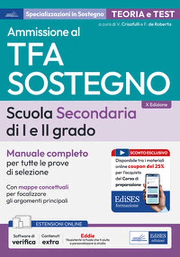 Manuale concorso TFA sostegno scuola secondaria I e II grado. Manuale completo per tutte le prove di selezione - Librerie.coop Manuale concorso TFA sostegno scuola secondaria I e II grado. Manuale completo per tutte le prove di selezione - Librerie.coop