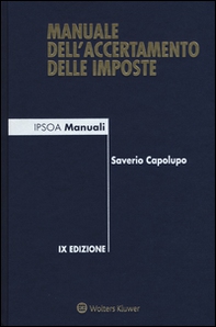 Manuale dell'accertamento delle imposte - Librerie.coop Manuale dell'accertamento delle imposte - Librerie.coop