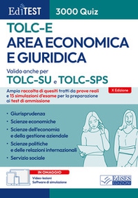 EdiTEST. Area economica e giuridica. 3000 quiz - Librerie.coop