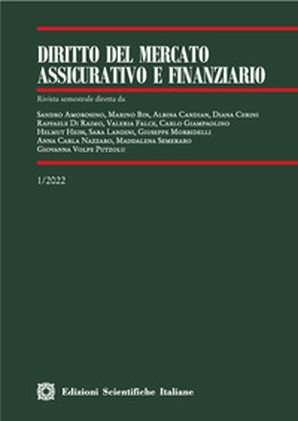 Diritto del mercato assicurativo e finanziario - Vol. 1 - Librerie.coop Diritto del mercato assicurativo e finanziario - Vol. 1 - Librerie.coop