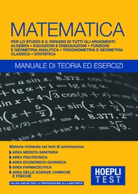 Matematica - Manuale di teoria ed esercizi - Librerie.coop Matematica - Manuale di teoria ed esercizi - Librerie.coop