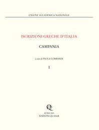 Iscrizioni greche d'Italia. Campania - Vol. 1 - Librerie.coop