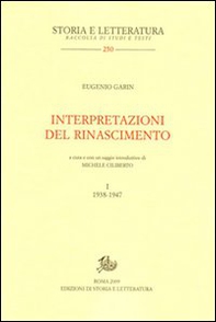 Interpretazioni del Rinascimento - Vol. 1 - Librerie.coop