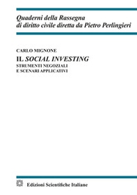 Il social investing. Strumenti negoziali e scenari applicativi - Librerie.coop