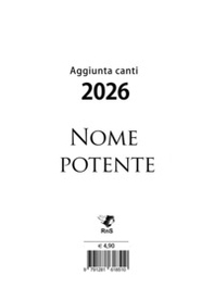 Nome potente. Aggiunta canti 2026 - Librerie.coop