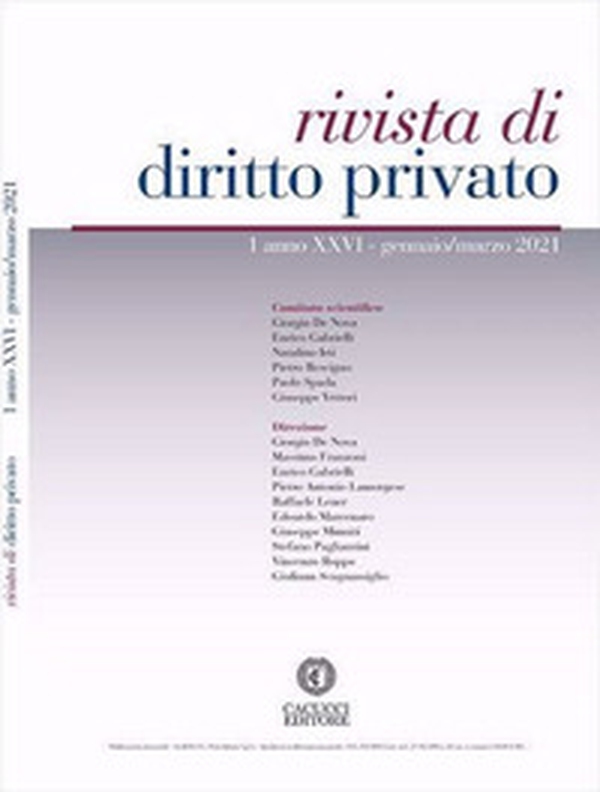 Rivista di diritto privato. - Librerie.coop Rivista di diritto privato. - Librerie.coop