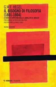Il bisogno di filosofia (1801-1804) - Librerie.coop Il bisogno di filosofia (1801-1804) - Librerie.coop