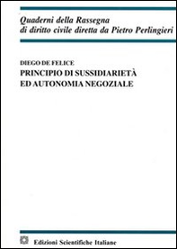 Principio di sussidarietà ed autonomia negoziale - Librerie.coop